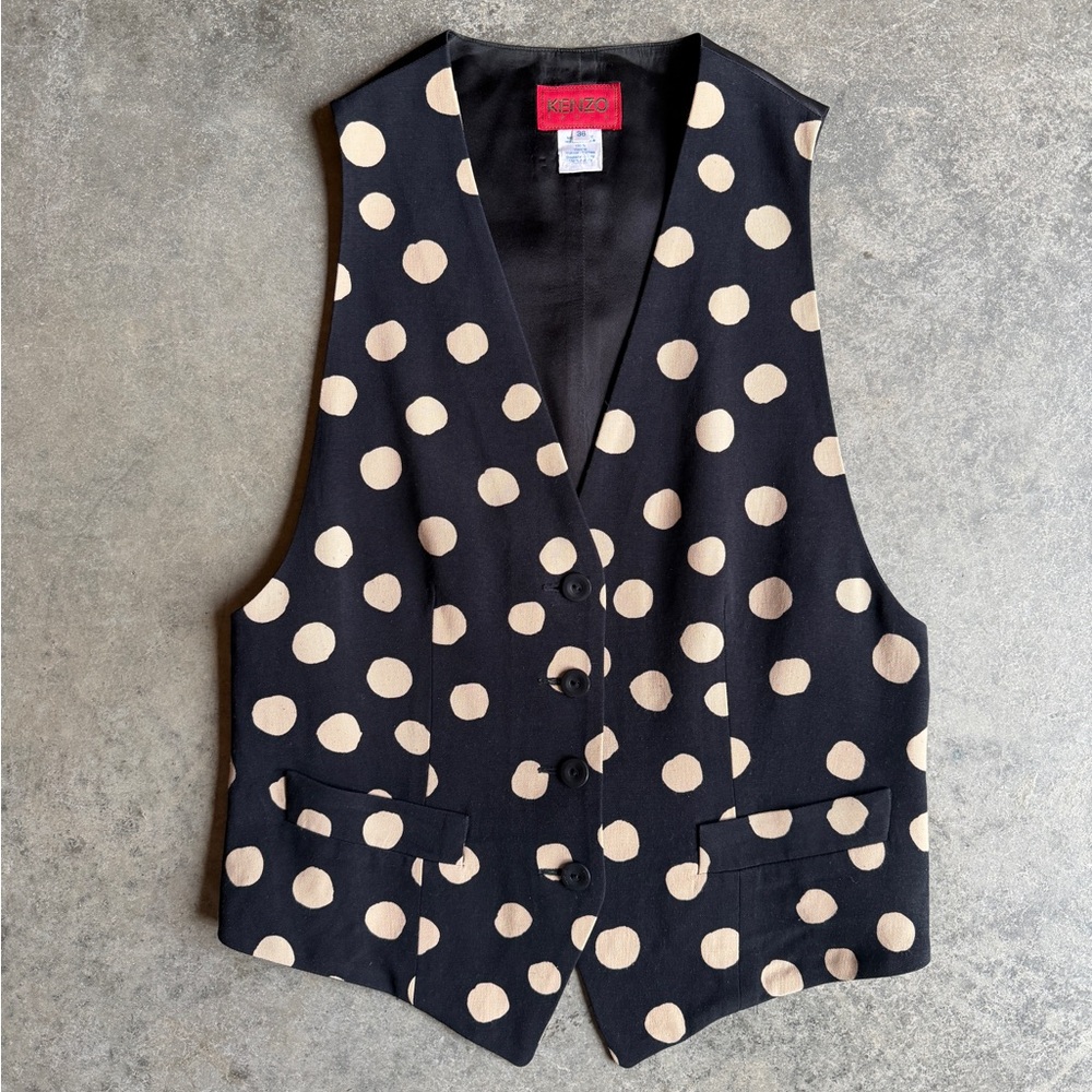 KENZO PARIS Polka Dot Vest